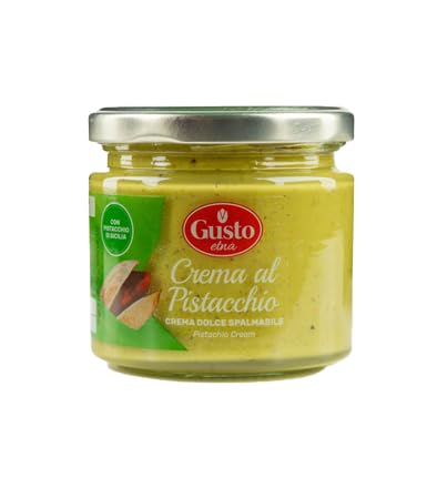 Pistaziencreme Gusto Etna | 190g – Original Pistaziencreme aus Sizilien | Pistazien Aufstrich Pistacchio für die Herstellung von Dubai Schokolade, Topping für Desserts und vieles mehr von HEART FOR CARDS