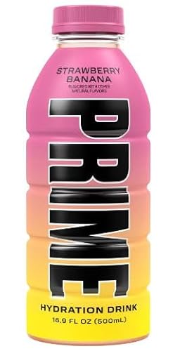 STRAWBERRY BANANA SPECIAL EDITION - PRIME HYDRATION - SPORTDRINK 500ML - Neuer Geschmack: STRAWBERRY BANANA SPECIAL EDITION von HEART FOR CARDS