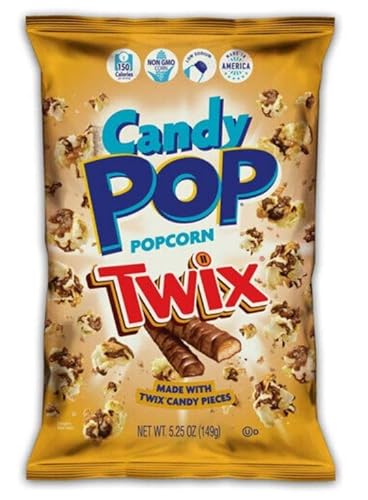 TWIX Candy Pop Popcorn - Canadian Chocolate Popcorn 149g (TWIX POPCORN) von HEART FOR CARDS