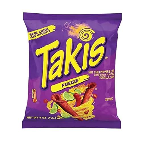 Takis - *RED* - 113.2g Hot Chilli Pepper Tortilla (2 Packungen) von HEART FOR CARDS