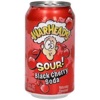 WARHEADS SOUR SODA - 355ML (BLACK CHERRY, 12 Dosen) von HEART FOR CARDS