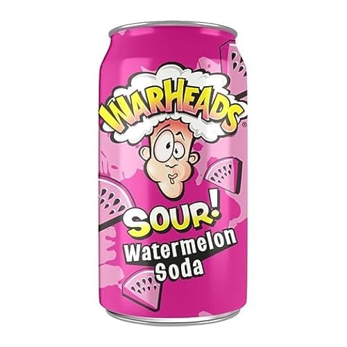 WARHEADS SOUR SODA - 355ML (WATERMELON, 24 Dosen) von HEART FOR CARDS