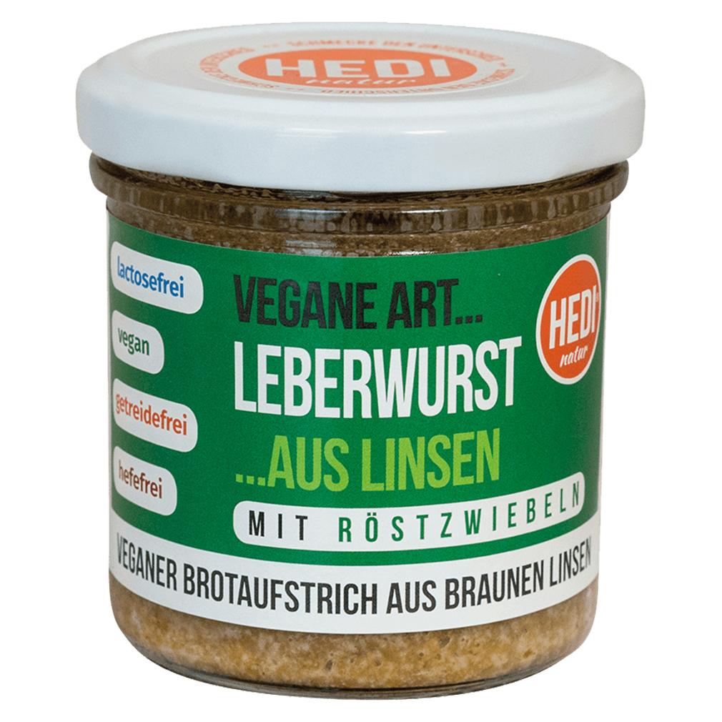 Bio Vegane Art... Leberwurst mit Röstzwiebeln von HEDI Natur