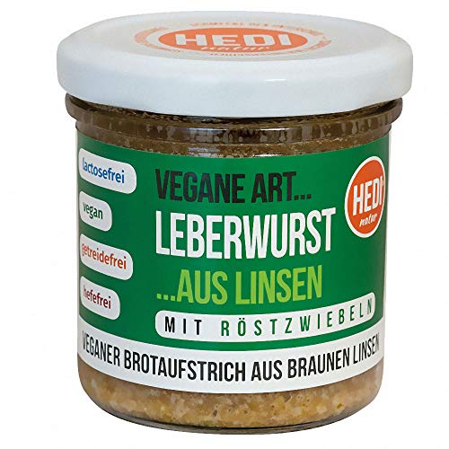 HEDI Vegane Art Bio Leberwurst mit Röstzwiebeln 150g von HEDI