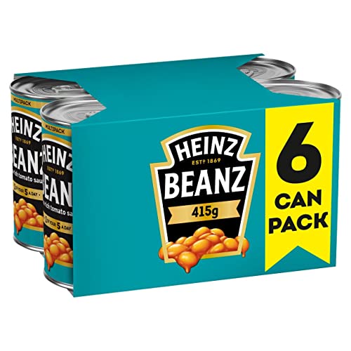 Heinz Baked Beanz 6x 415g - Gebackene Bohnen in Tomatensauce von HEINZ