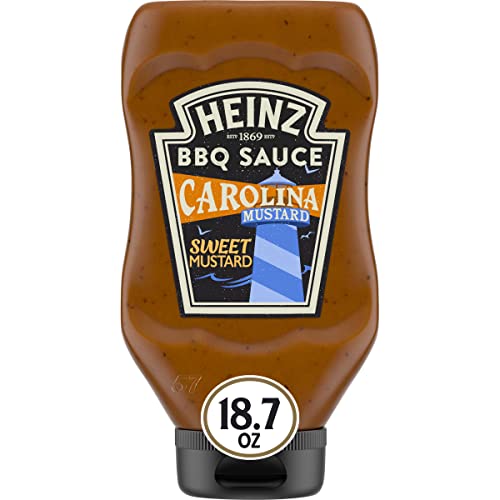 Heinz Carolina BBQ Sauce in Senfform, 530 ml, 6 Stück von HEINZ