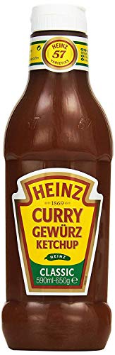 Heinz Curry Gewürz Ketchup DELIKAT, Dosierflasche, 590 ml von HEINZ