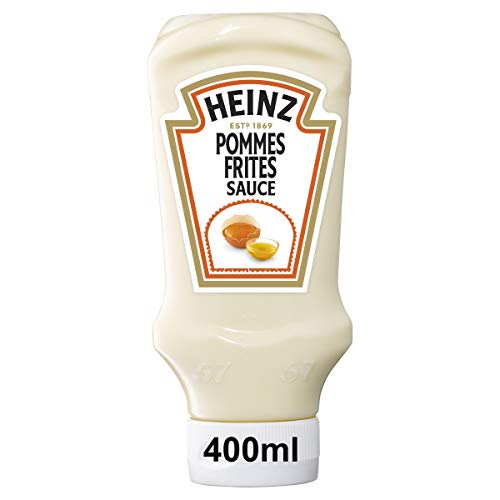 Heinz Dutch Style Pommes Frites Sauce – Cremige Sauce in Kopfsteherflasche – 10 x 400 ml von HEINZ