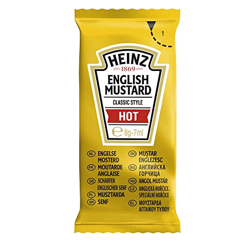 Heinz Hot English Mustard Sachets - Pack Size = 250x von HEINZ