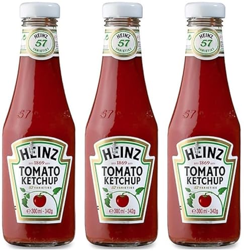 Heinz Ketchup Glasflasche 342g 3er Pack von HEINZ