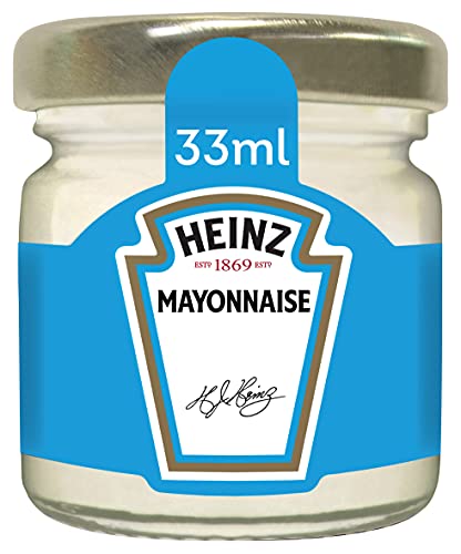Heinz Mayonnaise – Das Original in Gläschen – 80 x 33 ml von HEINZ