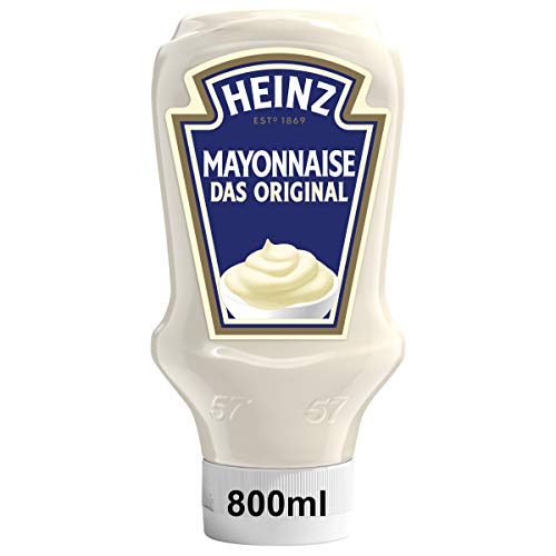 Heinz Mayonnaise – Das Original in Kopfsteherflasche – 8 x 800 ml von HEINZ