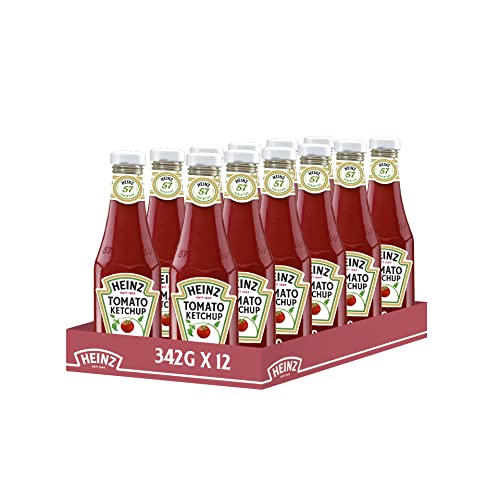 Heinz Tomato Ketchup Classic – Tomatenketchup in Glasflasche – 12 x 300 ml von HEINZ