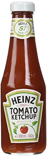 Heinz Tomato Ketchup Classic – Tomatenketchup in Glasflasche – 4 x 300 ml von HEINZ