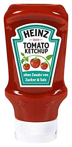 Heinz Tomato Ketchup Ohne Zusatz von Zucker und Salz 400 ml von HEINZ