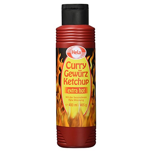 Hela Curry-Gewürzketchup extra hot, 400 ml von HELA