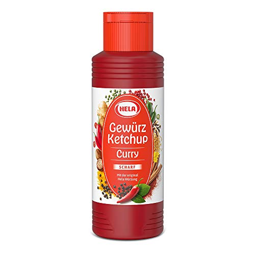 Hela Gewürz Ketchup Curry leicht scharf (1 x 300 ml) (Die Verpackung kann variieren) von HELA