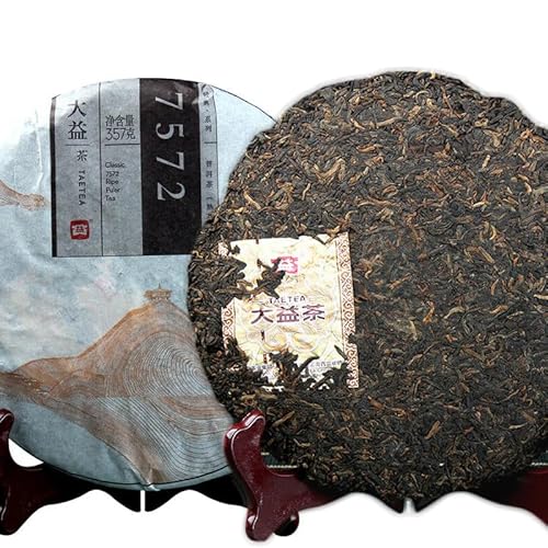 2014 Tee Pu-erh 357g Classic 7572 Reifer Pu'er Tee Menghai Dayi Puer Teekuchen von HELLOYOUNG