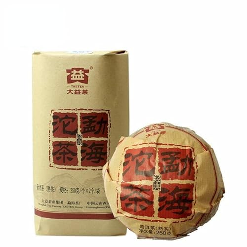 250g Tuocha Batch 1501 Menghai Shu Pu-erh Roter Tee 2015 Reifer Pu-erh Tee (250g*2) von HELLOYOUNG