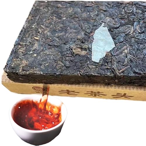 Alter Baum Lao Cha Tou Menghai Dayi Lao Cha Reifer Puer Ziegel 250g Pu-erh von HELLOYOUNG