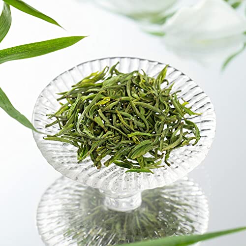 HELLOYOUNG 100g Anji Baicha eine Art Grüntee chinesischer Bio-Tee mit traditionell hergestelltem einzigartigem Geschmacksprofil von HELLOYOUNG