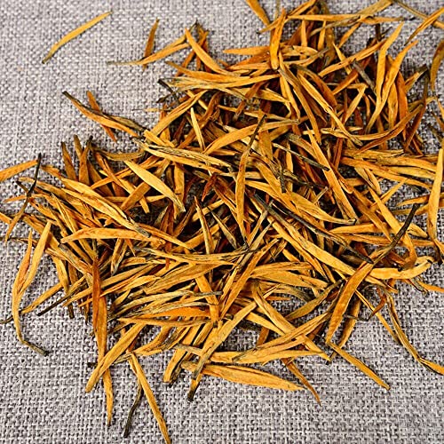 HELLOYOUNG 100g Yunnan Fengqing Big Golden Needle Schwarztee große Einzelknospe original chinesische Teeblätter mit einzigartigem Geschmacksprofil (500g) von HELLOYOUNG