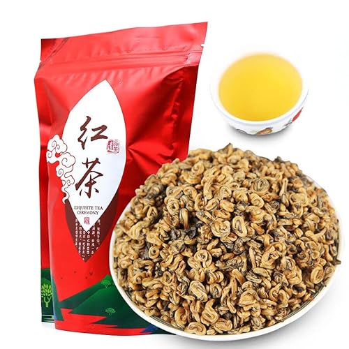 HELLOYOUNG 250g/Beutel Yunnan Fengqing Golden Dianhong loser schwarzer Tee mit auffälligen goldenen Haaren einzigartigem chinesischen Teegeschmacksprofil (2 pcs) von HELLOYOUNG