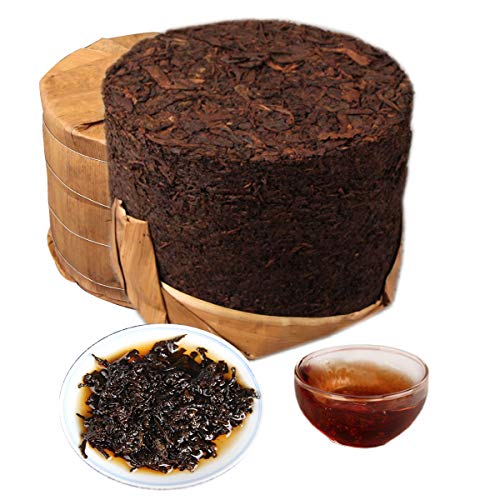 HELLOYOUNG 3000g original natürlich reifer Pu Erh Schwarztee mit Säulendesign Bio-Grünfutter ohne Zusatzstoffe traditionell handgemacht mit intensivem Geschmack von HELLOYOUNG