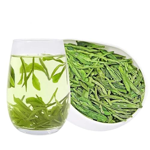 HELLOYOUNG 500g Bio-Frühjahrs-Longjing-Grüntee aus China traditionell hergestellt erfrischend und knackig Genießen Sie das klassische Teearoma von HELLOYOUNG