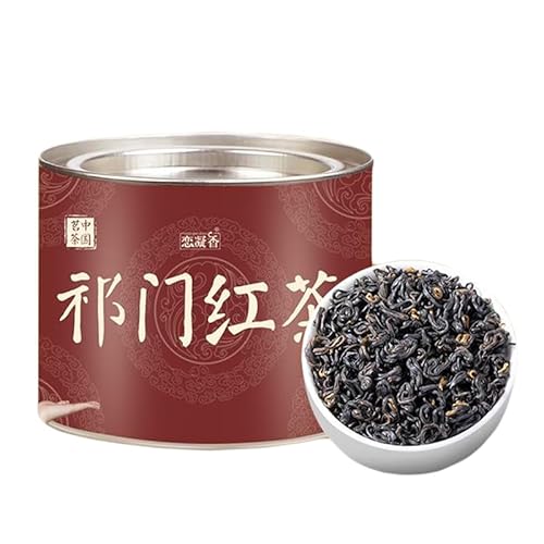 HELLOYOUNG 50g Keemun Roter Tee Schwarzer China Original Guter Tee Natürlicher Bio-Roter Tee Grünes Essen Keine Zusatzstoffe von HELLOYOUNG