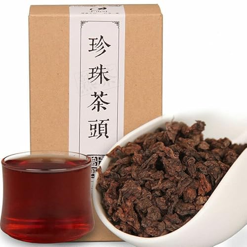 HELLOYOUNG Natürliche granulierte Pu-Erh-Teewürfel im chinesischen Perlenstil Ein grünes Bio-Lebensmittel ohne Zusatzstoffe Mit reichhaltigem Aroma und mildem Geschmack (1pc) (2 pcs) von HELLOYOUNG