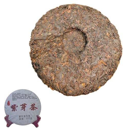 Lila Knospe Pu-erh Tee Meng Ku Zi Ya Cha Bio Pu'er Roher Tee Gesundheitsfürsorge 357g von HELLOYOUNG