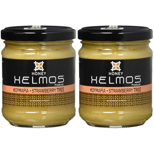 Helmos Griechischer Erdbeerbaumhonig 250 g (Packung mit 2) von HELMOS