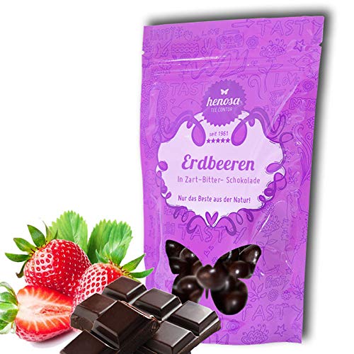 Erdbeeren in Zartbitterschokolade von Henosa