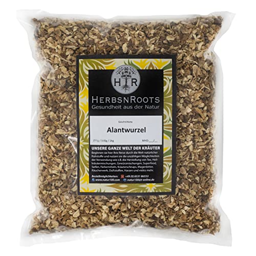 Alantwurzel 500g • "Atem" Kräuter-tee • Erste Wahl • hoher Wirkstoffanteil • ähnlich Schwedenkräuter • HerbsnRoots von HERBSNROOTS