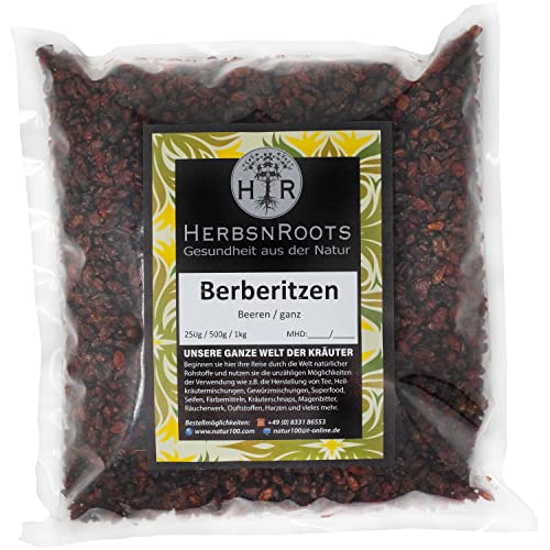 Berberitzen-Beeren • Trockenfrucht • Erste Wahl • intensiver Geschmack • HerbsnRoots (L - 1000g) von HERBSNROOTS