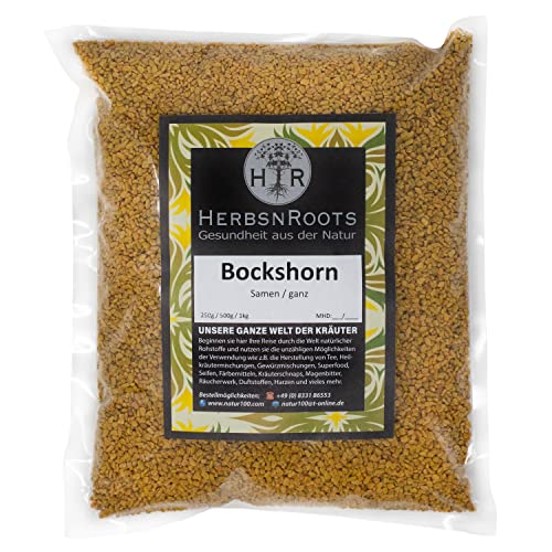 Bockshornsamen 500g • "Diabetes" Erste Wahl • hoher Wirkstoffanteil • HerbsnRoots von HERBSNROOTS