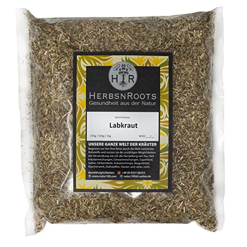 Echtes Labkraut 1000g • Kräutertee "Leber" • Erste Wahl • hoher Wirkstoffanteil • ähnlich Schwedenkräuter • HerbsnRoots von HERBSNROOTS