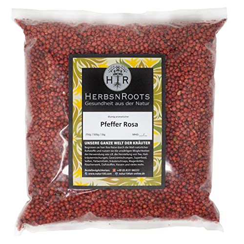 Pfeffer Rot 500g • Rosa Pfeffer "Schinus" • Erste Wahl • intensiver Geschmack • HerbsnRoots von HERBSNROOTS