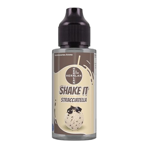 SHAKE IT Stracciatella-Aroma, hochdosiertes Lebensmittelaroma in der praktischen Schüttelflasche I HERRLAN - Qualität Made in Germany von HERRLAN PSM