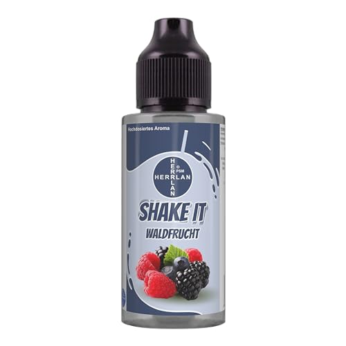 SHAKE IT Waldfrucht-Aroma, hochdosiertes Lebensmittelaroma in der praktischen Schüttelflasche I HERRLAN - Qualität Made in Germany von HERRLAN PSM