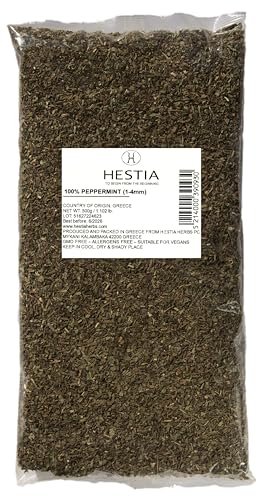 Hestia Herbs Griechische Getrocknete Pfefferminze 500g von HESTIA