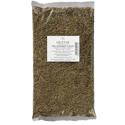 Hestia Herbs Griechischer Rosmarin getrocknet, 500 g, Allergenfrei - Vegan - GVO-frei von HESTIA