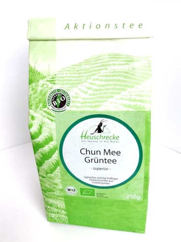 Chun Mee Grüntee superior, Aktionstee 12 x 250 gr von HEUSCHRECKE