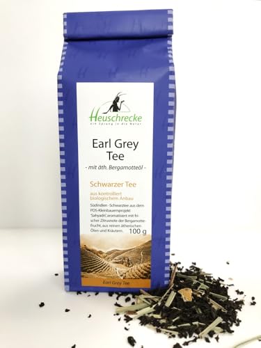 Earl Grey Tee, schwarz, natürlich aromatisiert 2 x 100 gr von HEUSCHRECKE