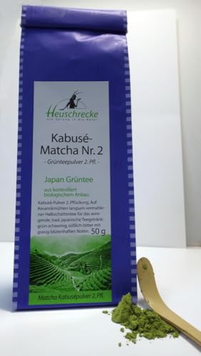 Matcha Kabusé Nr.2 Halbschatten- Grünteepulver 2 x 50 gr von HEUSCHRECKE