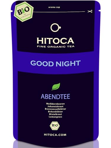 GUTE NACHT TEE · Johanniskraut Tee · Bio · Lose · Kräutertee · Abendtee · Erwachsene · Johanniskraut · Kräutertee Lose · Guten Abend Tee - HITOCA® Tee von HITOCA