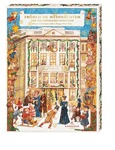 Niederegger diverse Variationen Klassiker Adventskalender Stollen | Versand direkt aus Lübeck | + GRATIS HLKauf-BLOCK (Adventskalender Café 525g + 1 HL Kauf Block) von HLKauf