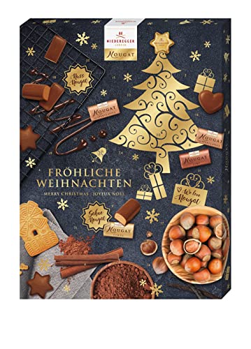 Niederegger diverse Variationen Klassiker Adventskalender Stollen | Versand direkt aus Lübeck | + GRATIS HLKauf-BLOCK (Adventskalender Nougat 500g + 1 HL Kauf Block) von HLKauf