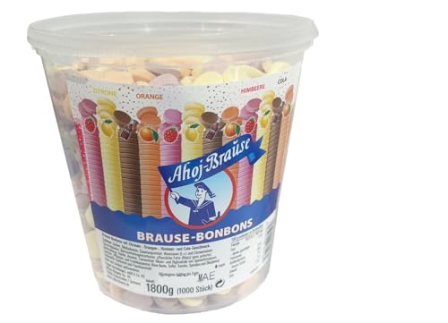 Ahoj Brausebonbons verschiedene Sorten (1x Ahoj Brausebonbons & 1xHLKauf-Block) von HLKauf